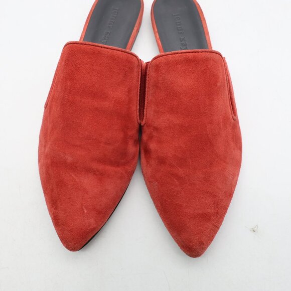 Jenni Kayne Mule Women's EU Size 38 Shoes Saddle Standard Burgundy Suede Flats - Picture 11 of 12